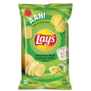 Lays cream and onion Rs 5 (1 patta = 15 piece)